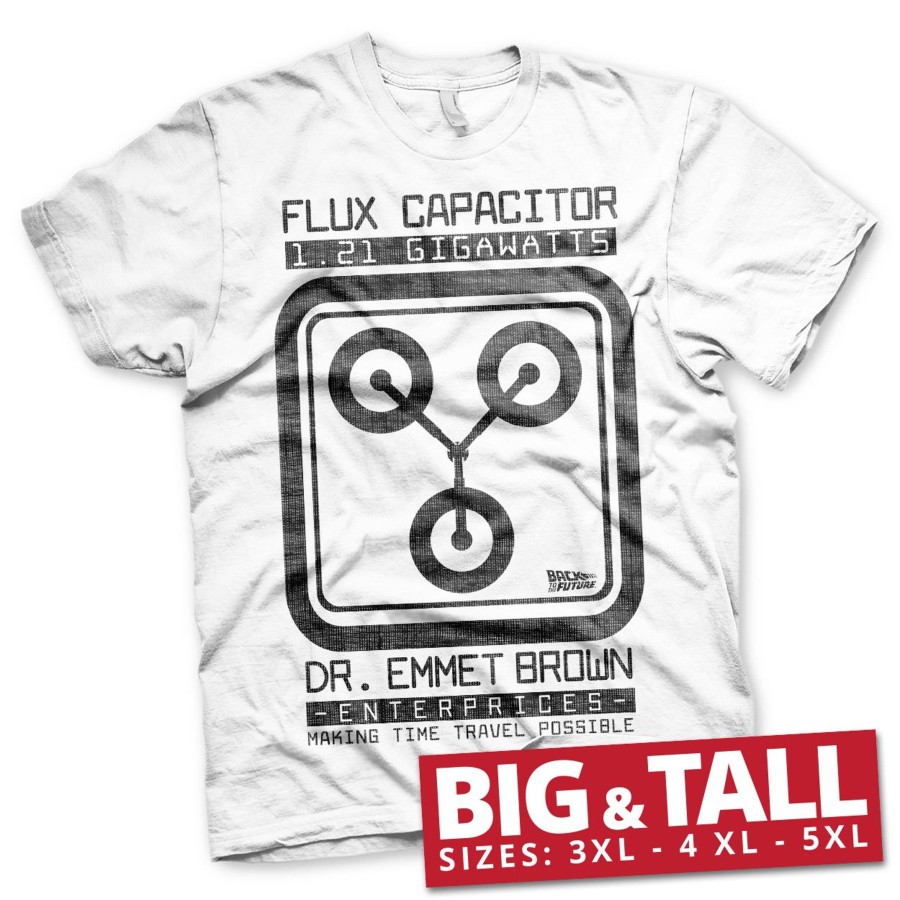 Kleding H.O. | Back To The Future - T-Shirt Big & Tall - Flux Capacitor (3Xl)