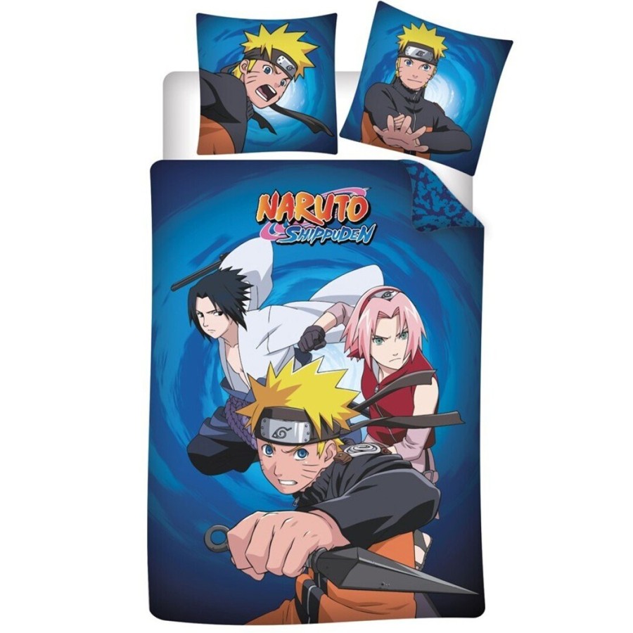 Decoratie AyMax | Naruto Shippuden - Duvet Cover 140X200Cm - '100% Flanel'