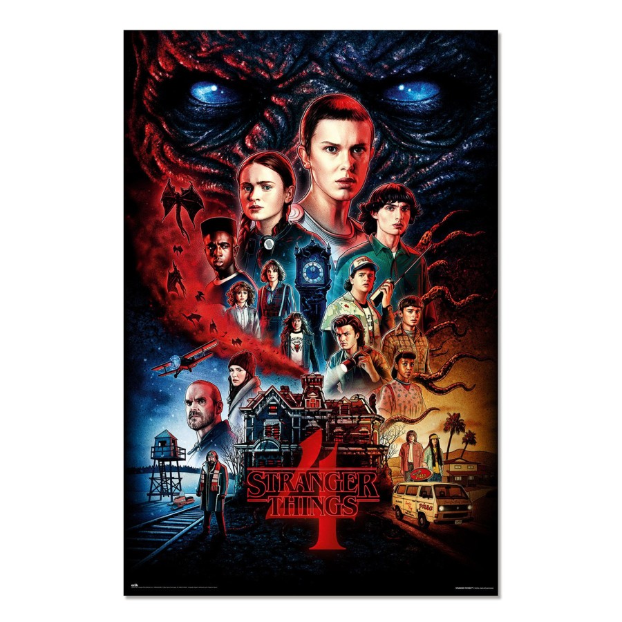 Decoratie Grupo Erik | Stranger Things - Teaser Saison 4 - Poster 61X91Cm