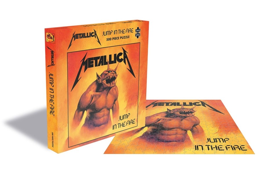 Spelletjes Rock Saws | Metallica - Jump In The Fire (Single) - Album Puzzle 500P 41X41Cm