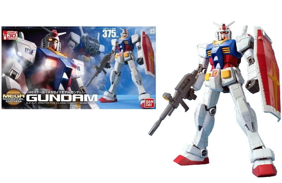 Figuren Bandai Model Kit | Gundam - Mega Size Model 1/48 Rx-78-2 Gundam - Model Kit - 37.5Cm