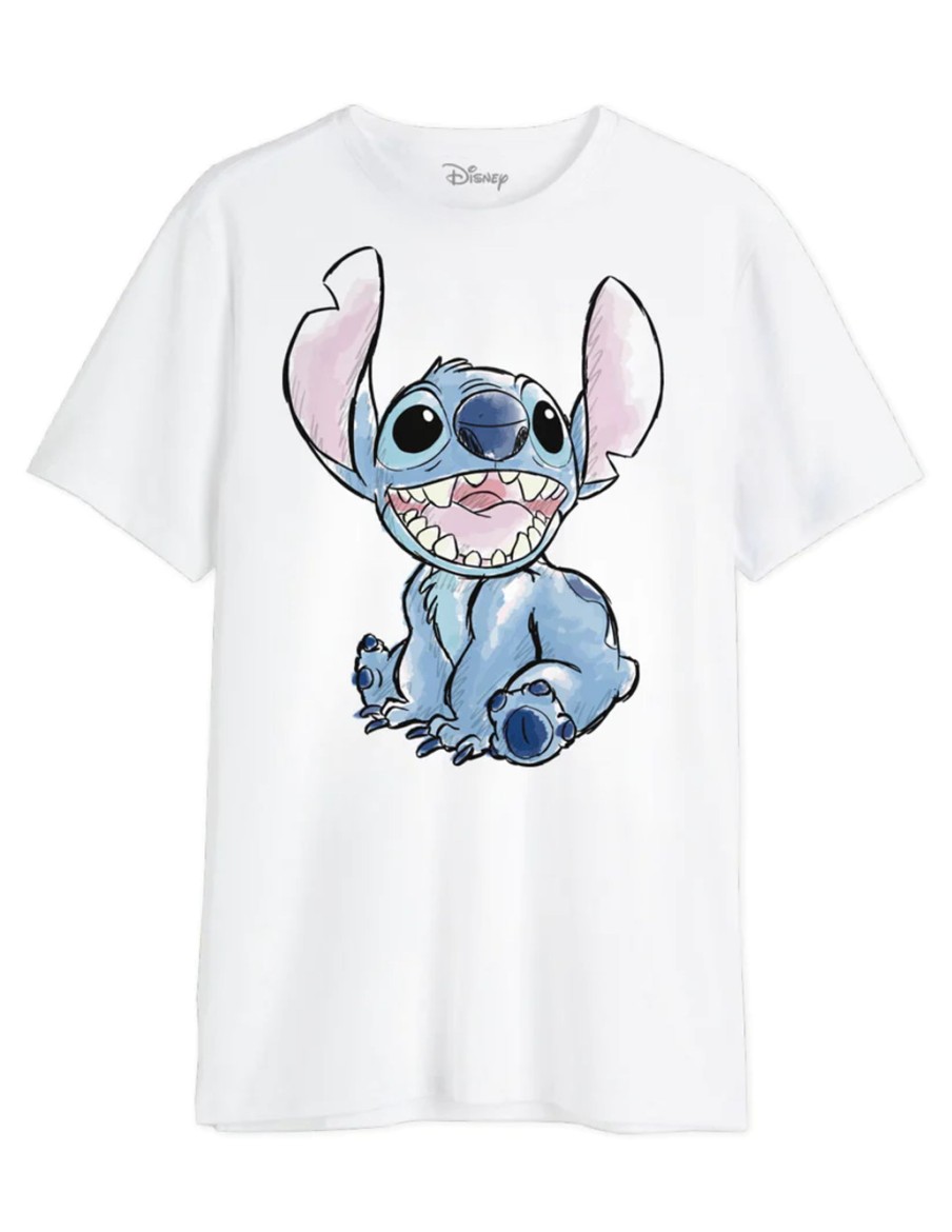 Kleding Cotton Division | Lilo And Stitch - Stitch Sketch - Men T-Shirt (S)