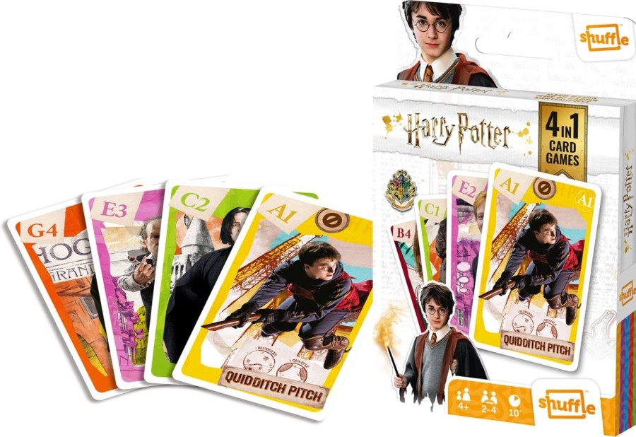 Spelletjes Cartamundi | Harry Potter - 4 In 1 Card Games