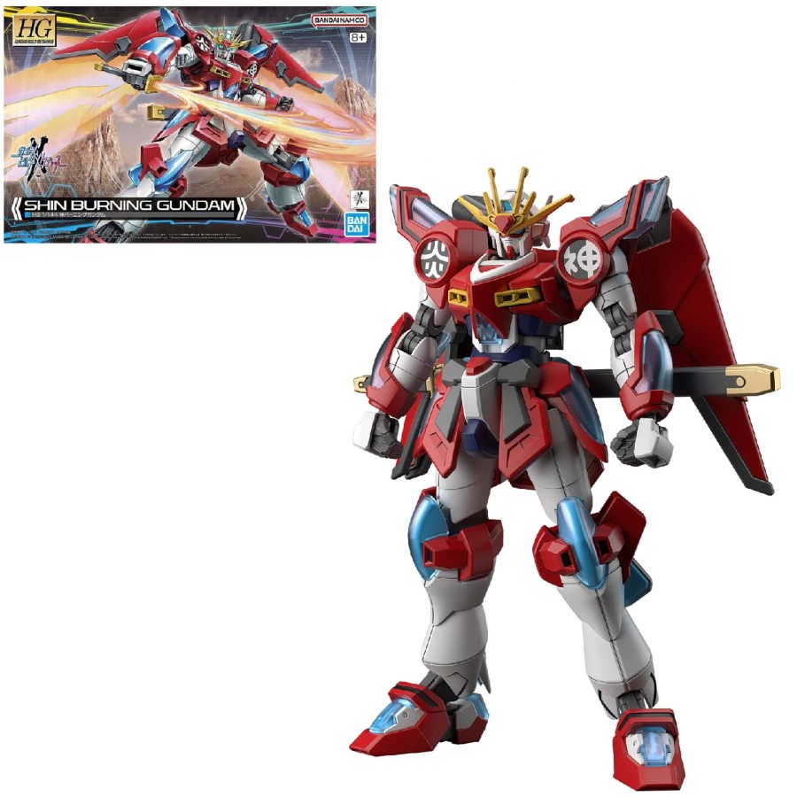 Figuren Bandai Model Kit | Gundam - Hg 1/144 Shin Burning Gundam - Model Kit