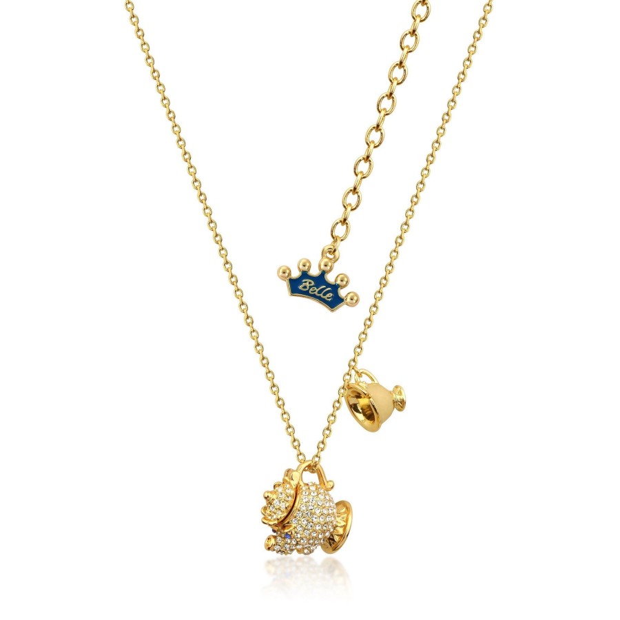 Accessoires Couture Kingdom | Beauty & The Beast - Mrs Potts Necklace 'Gold Plated'