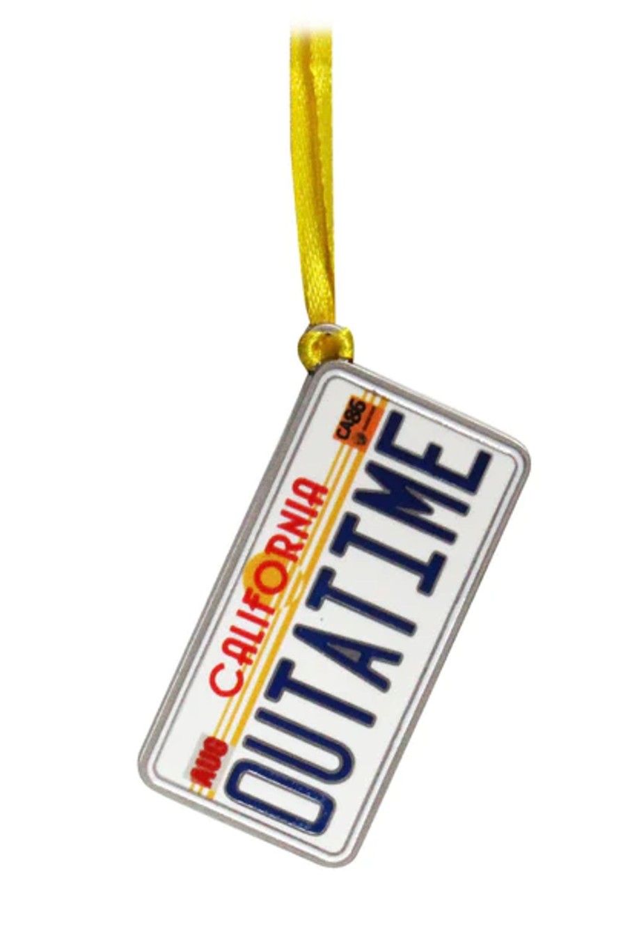 Decoratie HMB | Back To The Futur - License Plate - Decoration