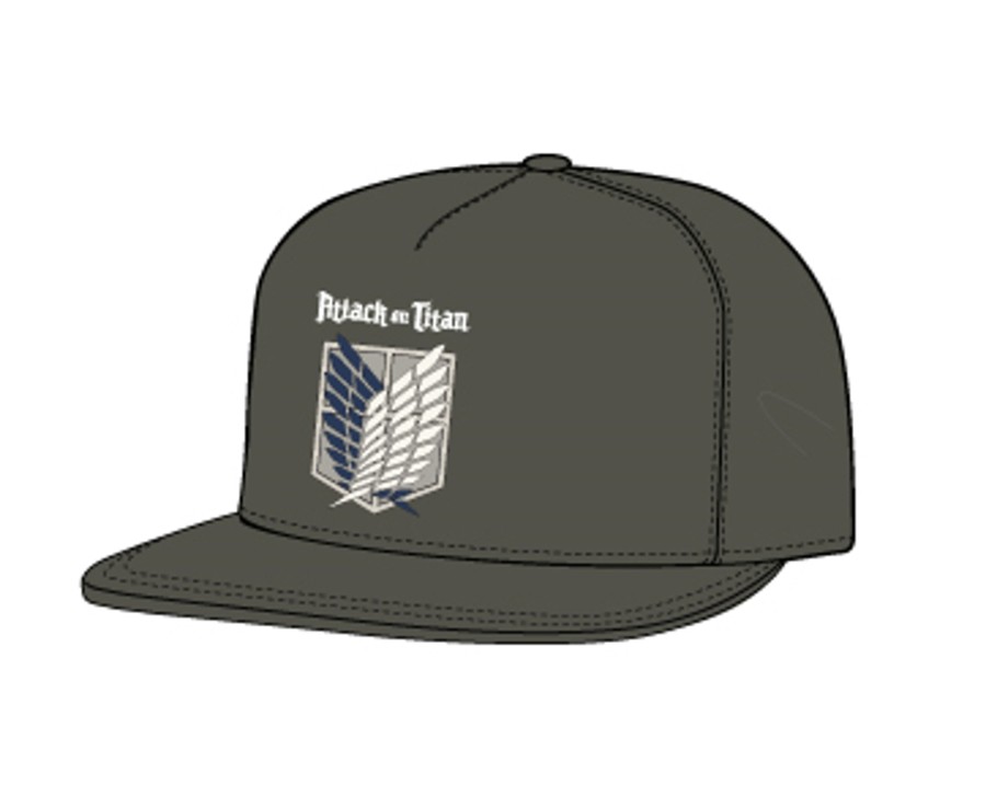 Accessoires ShopForGeek | Attack On Titan - Survey Corps - Kids Kaki Cap 54Cm