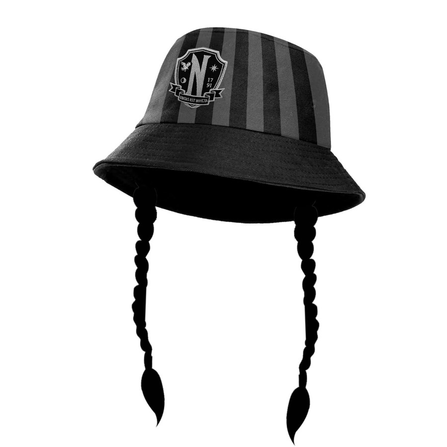 Accessoires Karactermania | Wednesday - Braid - Bucket Hat - 55 Cm