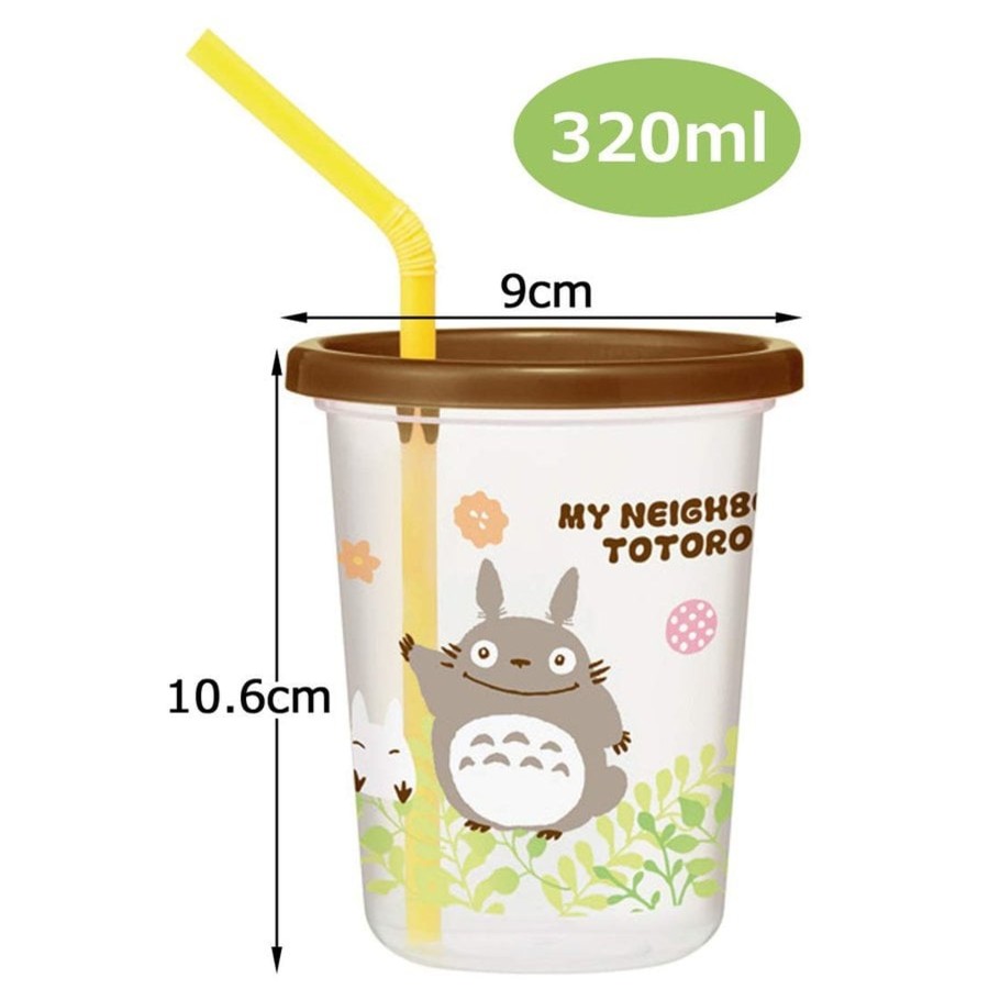 Keuken Benelic / Studio Ghibli | Studio Ghibli - Totoro - Cup With Lid And Straw 320Ml