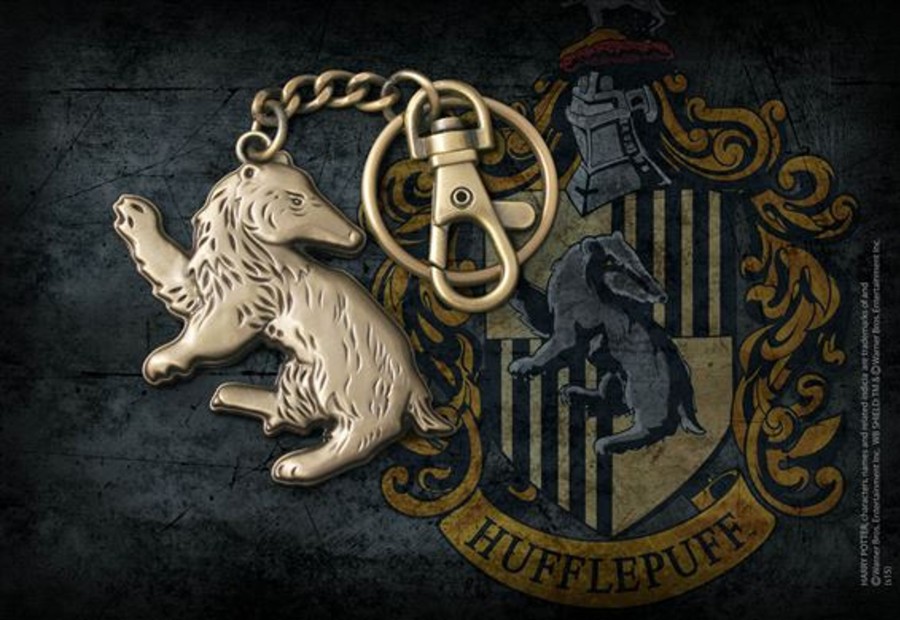 Accessoires Noble Collection | Harry Potter - Hufflepuff Bagdger Keyring