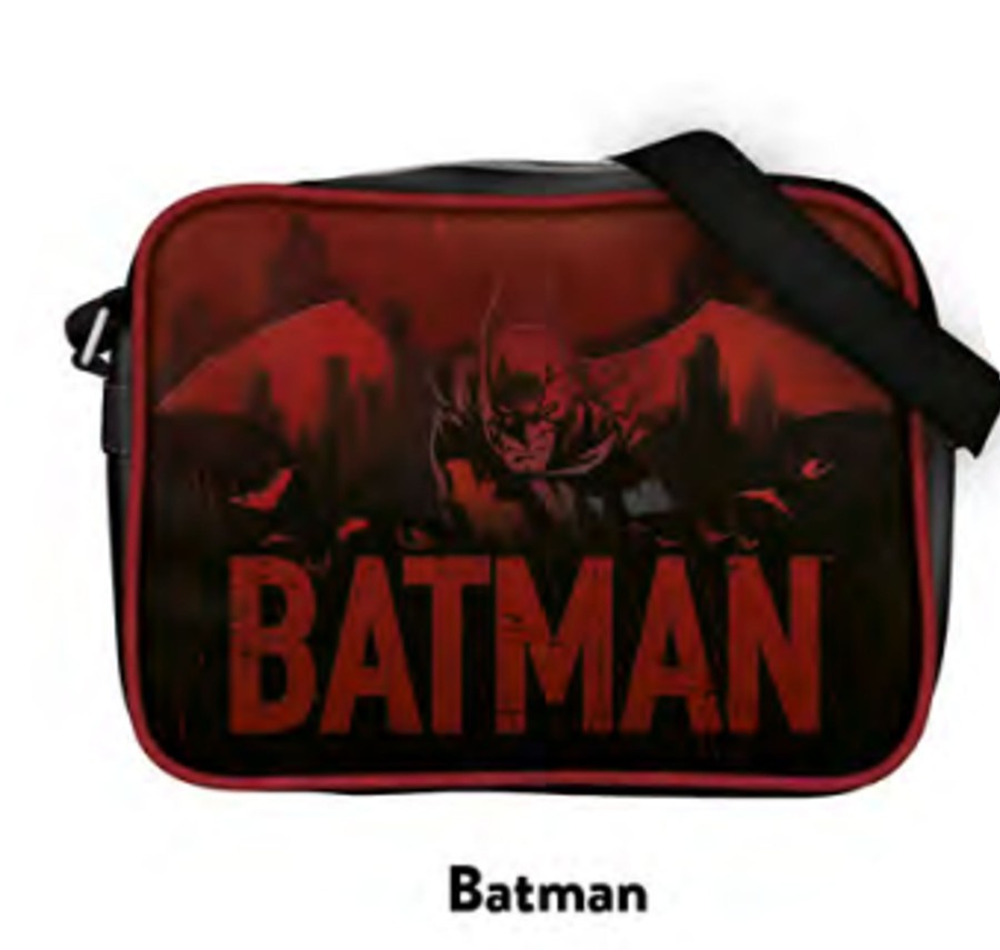 Accessoires HMB | Batman - Red - Retro Bag 34 X 24.5Cm