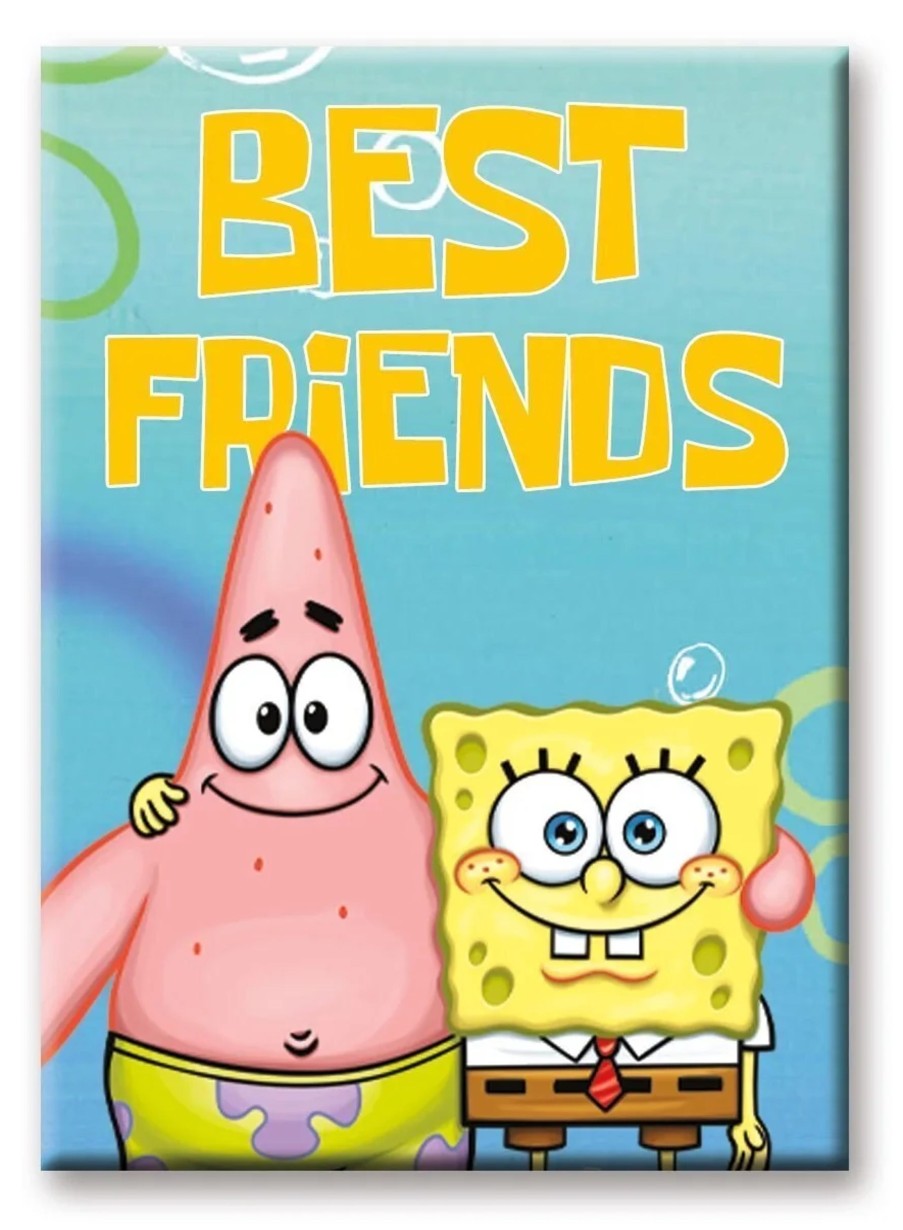 Keuken Aquarius | Spongebob Squarepants - Best Friends - Magnet 6.3X8.9Cm