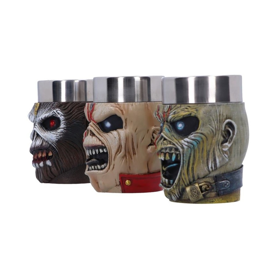 Keuken Nemesis | Iron Maiden - Eddie - Set Of 3 Shot Glasses 9Cm