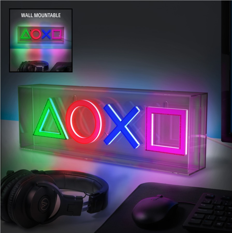 Kantoor Paladone | Playstation - Led Neon Light 15.5X30.5Cm