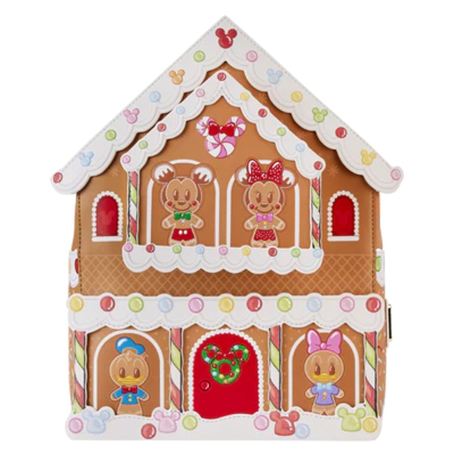 Accessoires Loungefly | Mickey And Friends - Gingerbread House - Mini Backpack Loungefly