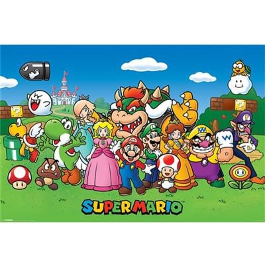 Decoratie Pyramid | Super Mario - Characters - Poster 61 X 91Cm