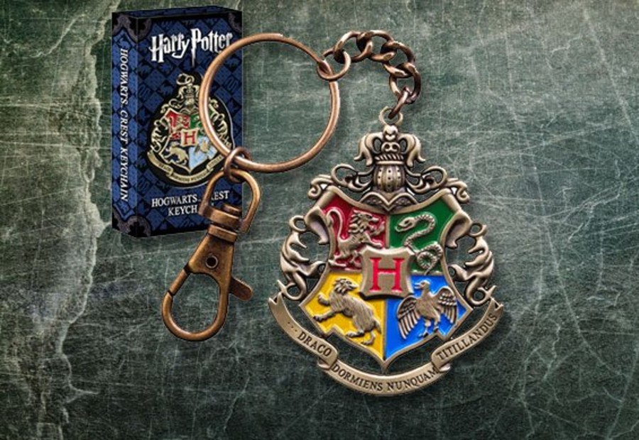 Accessoires Noble Collection | Harry Potter - Hogwarts Crest Keyring