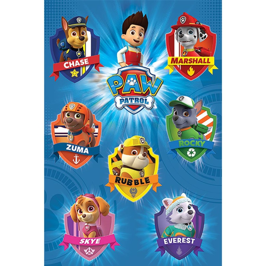 Decoratie Pyramid | Paw Patrol - Crest - Poster 61 X 91Cm