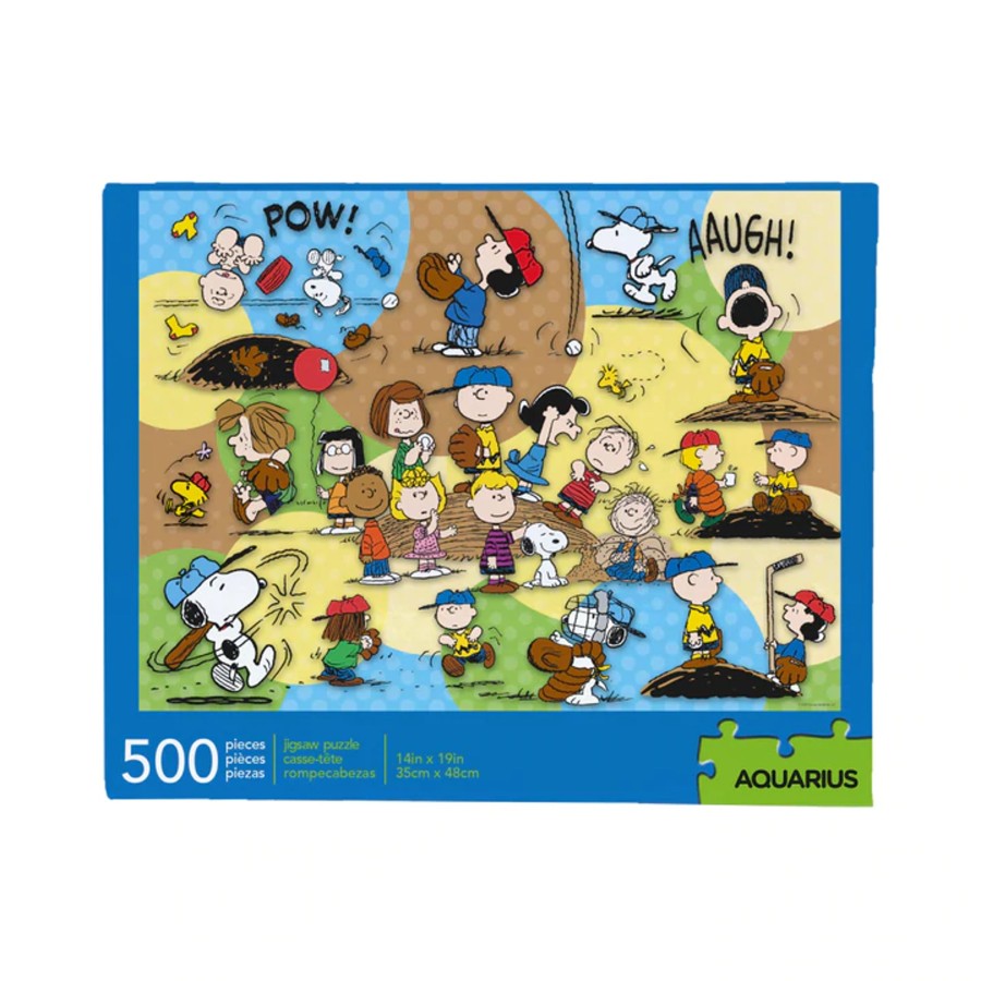 Spelletjes Aquarius | Peanuts - Baseball - Puzzle 500P '35X48Cm'