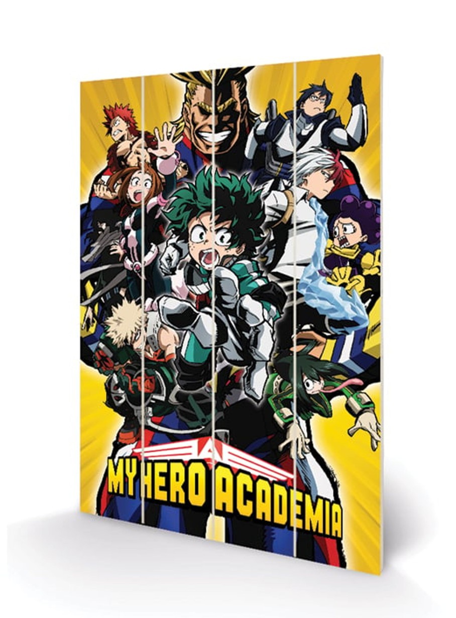 Decoratie Pyramid | My Hero Academia - Heroes - Wood Print 40X59 Reprod