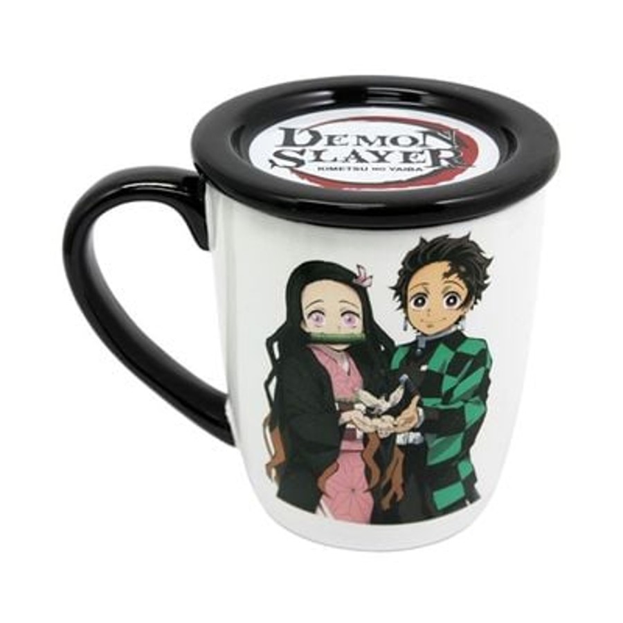 Keuken Just Funky | Demon Slayer - Tanjiro & Nezuko - Mug With Lid 414Ml