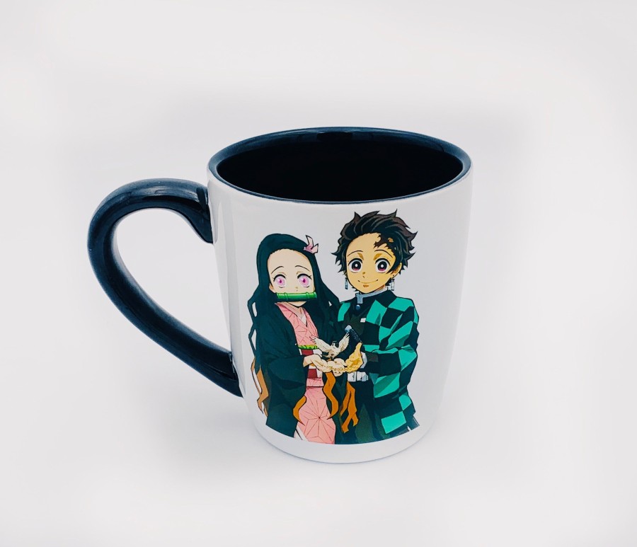 Keuken Just Funky | Demon Slayer - Tanjiro & Nezuko - Mug With Lid 414Ml