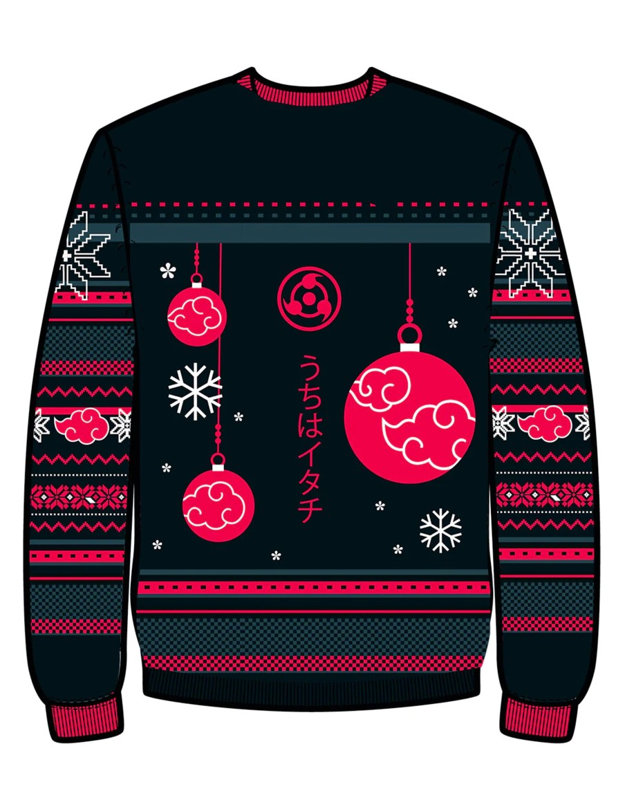 Kleding Cotton Division | Naruto - Itachi - Men Christmas Sweaters (Xs)