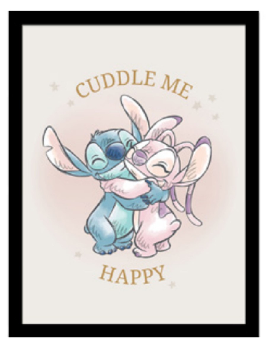 Decoratie Pyramid | Lilo & Stitch - Stitch Cuddle Me - Collector Print 30X40Cm