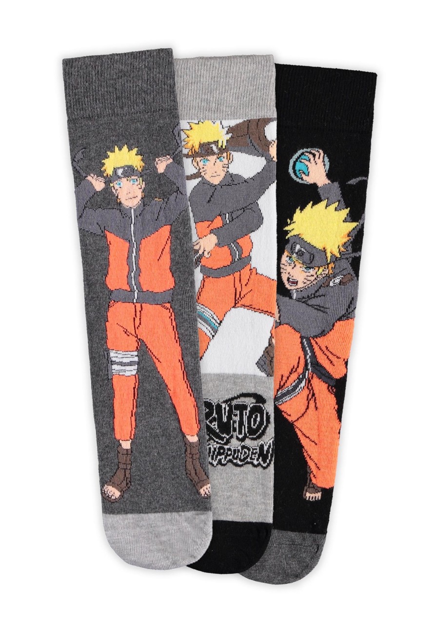 Kleding Difuzed | Naruto Shippuden - Naruto - Pack Of 3 Pairs Of Socks (T43-46)