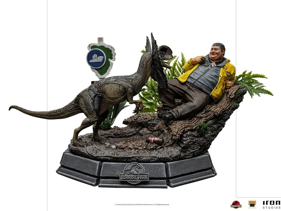 Figuren Iron Studios | Jurassic Park - Dennis Nedry - Statue 1/10 Deluxe Art Scale