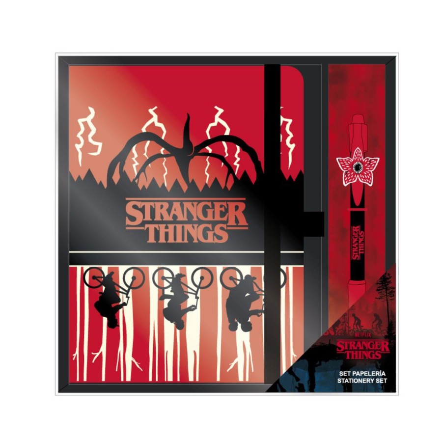 Kantoor Cerda | Stranger Things - Set A5 Notebook + Ball-Point Pen