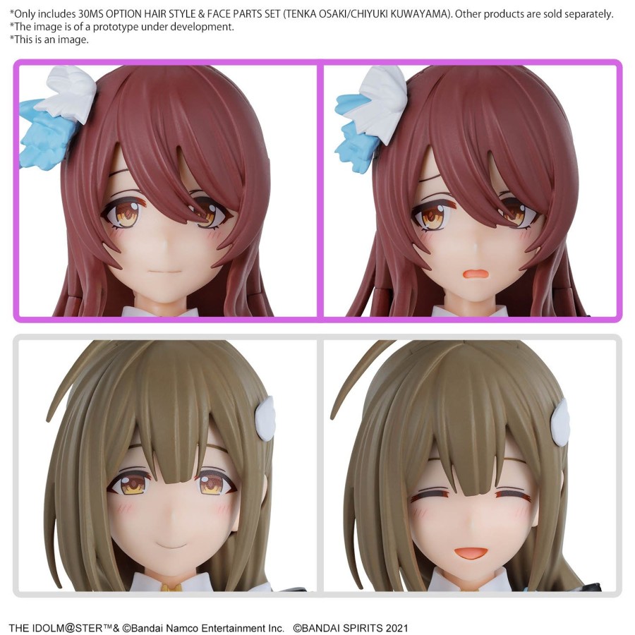 Figuren Bandai Model Kit | The Idolmaster - 30Ms Option Hair Style & Face Parts Set - Model Kit