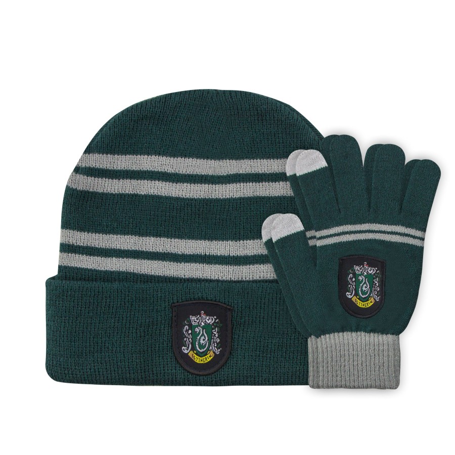 Kleding Cinereplicas | Harry Potter - Set Beanie + Gloves Kid - Slytherin