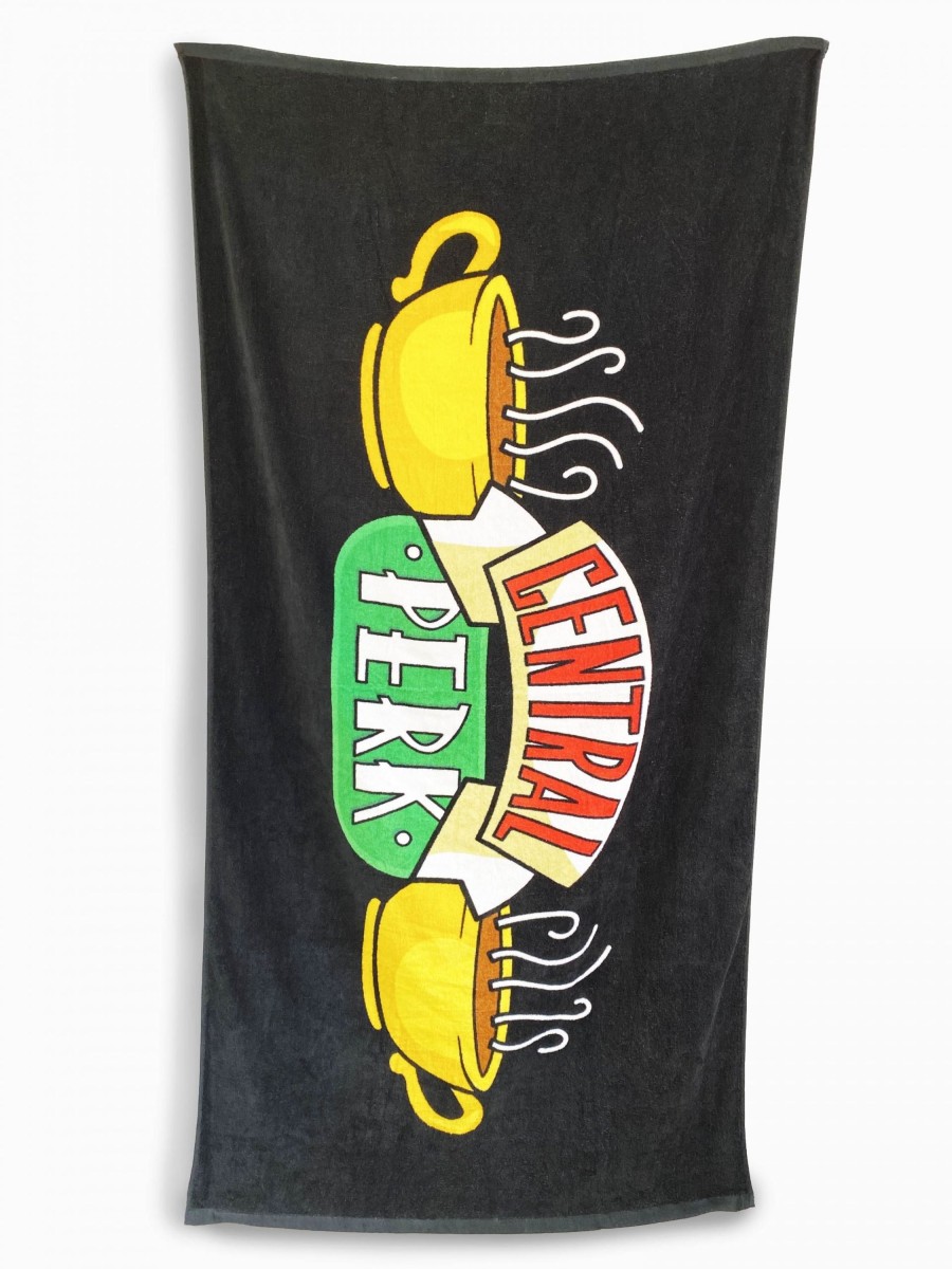 Decoratie Groovy | Friends - Central Perk Black - Towel 75X150Cm