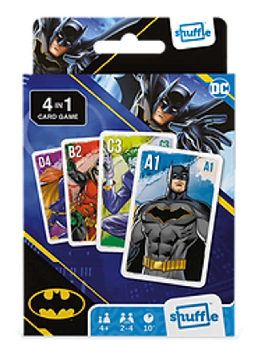 Spelletjes Cartamundi | Dc Comics - Batman - Shuffle - 4 In 1 - 5Th Panel Packaging Fr/Nl