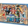 Decoratie Pyramid | One Piece - Straw Hat Pirates Map - Wood Print 20X29.5Cm