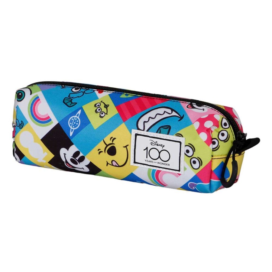 Kantoor Karactermania | Disney 100 Years - Collage - Square Pencil Case '21X7X5.5Cm'