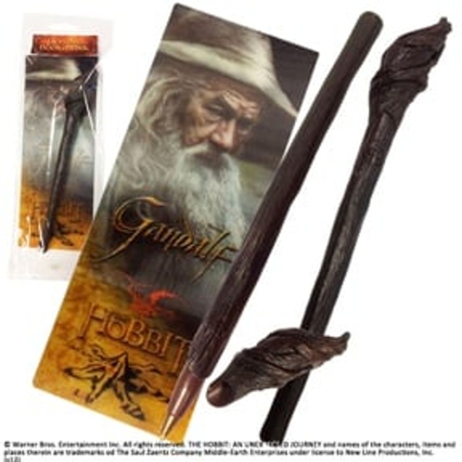 Kantoor Noble Collection | The Hobbit - Gandalf Staff Pen And Paper Bookmark