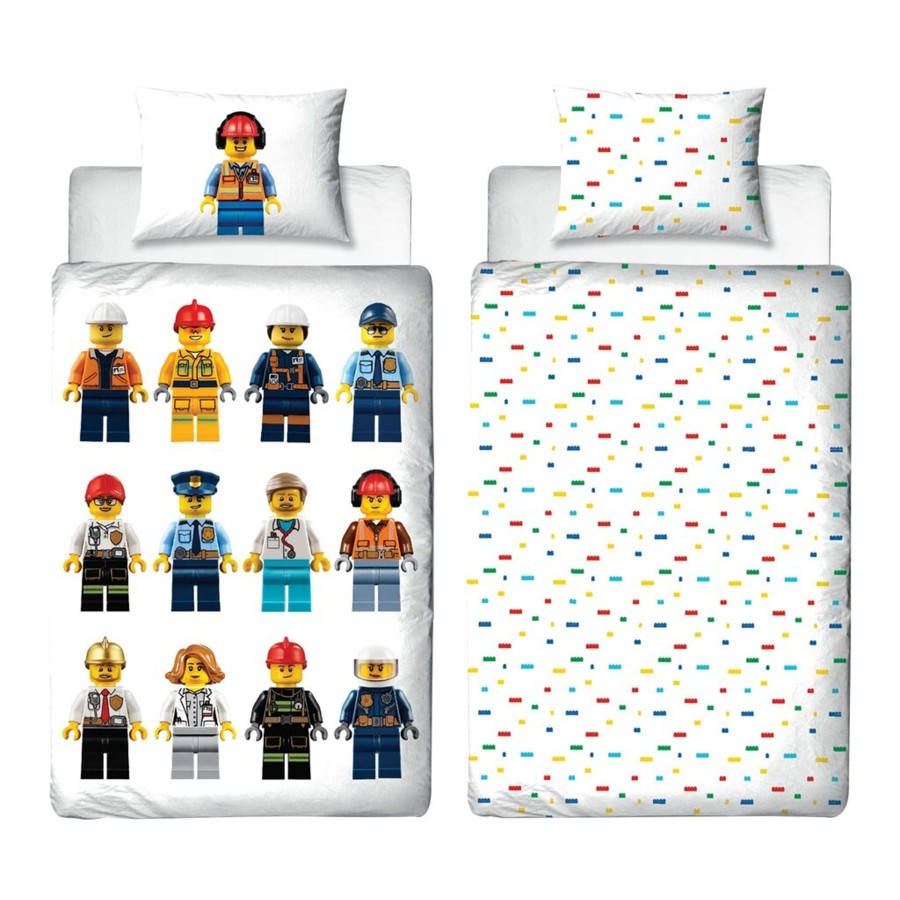 Decoratie ShopForGeek | Lego - Duvet Cover 140X200Cm + Cushion 60X70Cm - '100% Coton'