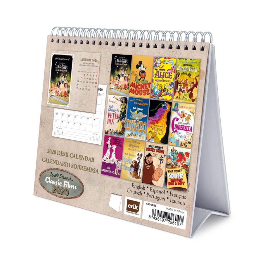 Kantoor ShopForGeek | Disney Classic - Deluxe Office Calendar 2020 - 17X20