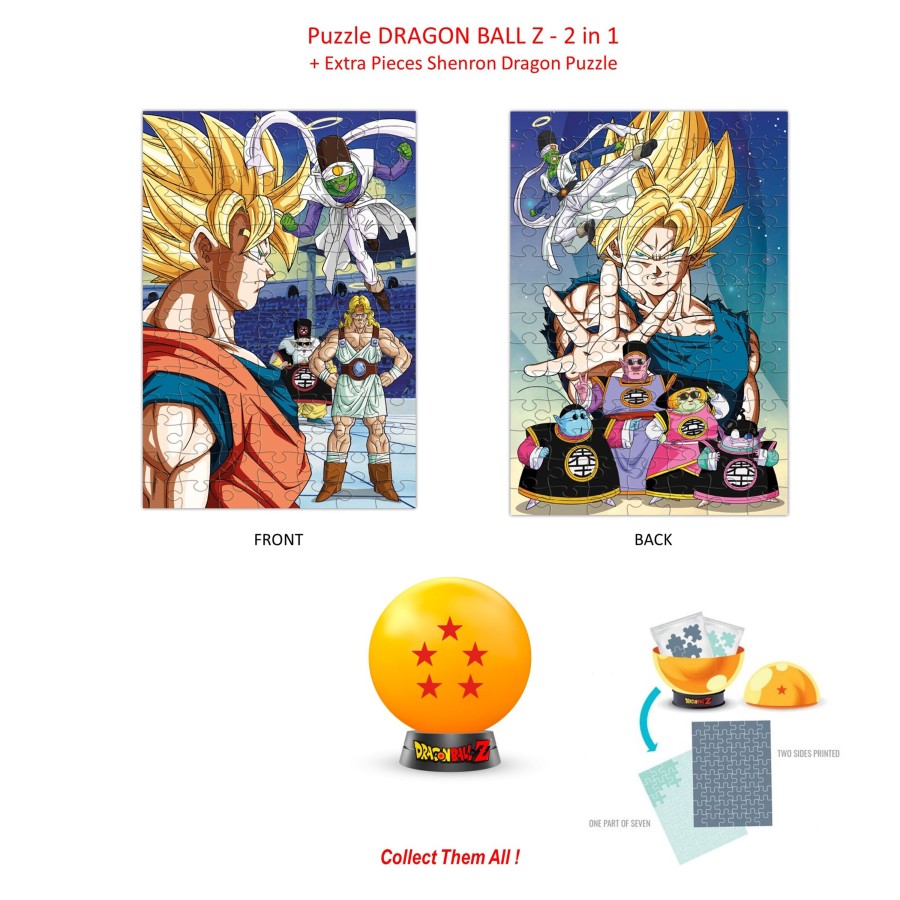 Spelletjes ShopForGeek | Dragon Ball Z - Collectible Puzzle - 5 Stars - 2In1 Puzzle + Extra