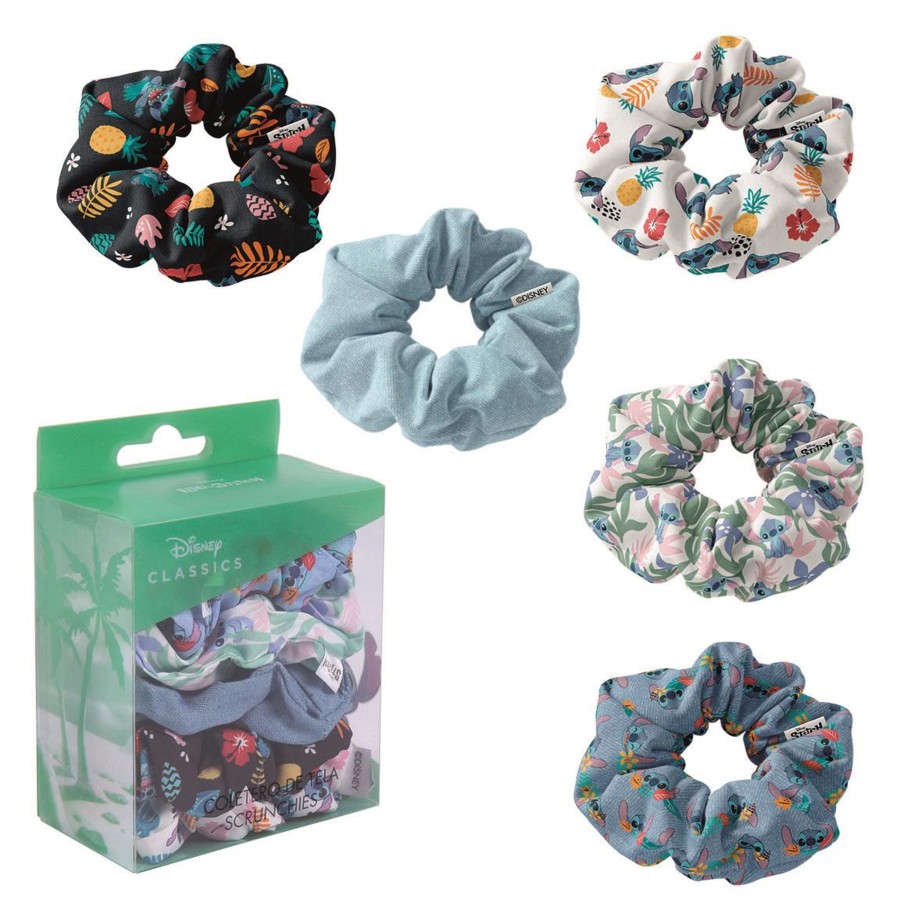 Accessoires Cerda | Disney Stitch - Hair Accessories "Scrunchies" 5X