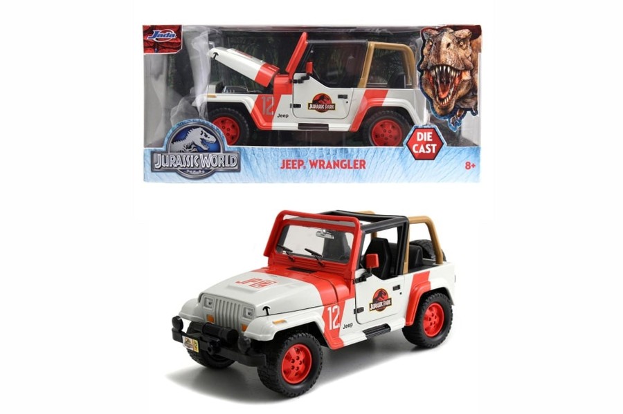 Figuren Jada Toys | Jurassic Park - 1992 Jeep Wrangler - 19Cm - 1:24