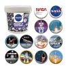 Accessoires Aquarius | Nasa - Bucket Of Buttons 144 Pieces 3.2Cm