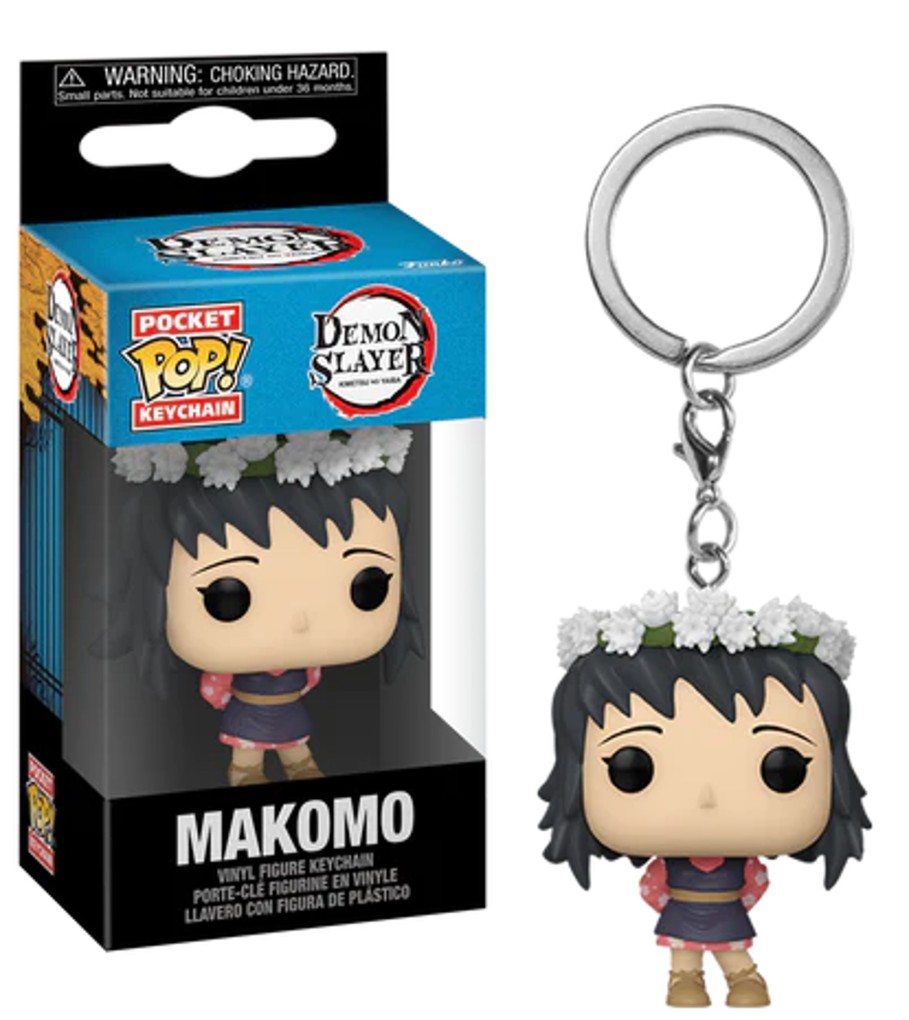 Accessoires Funko | Demon Slayer - Pocket Pop Keychains - Makomo (Flower Headdress)