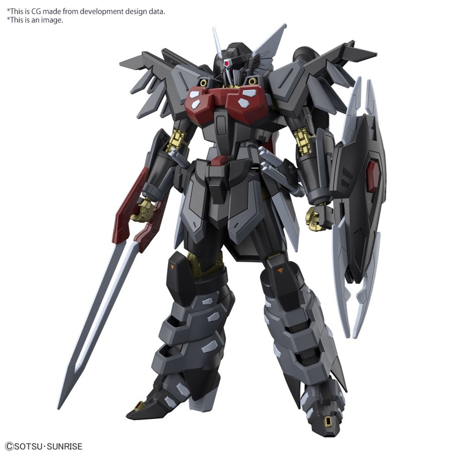 Figuren Bandai Model Kit | Gundam - Hg 1/144 Black Knight Squad Shi-Ve.A - Model Kit