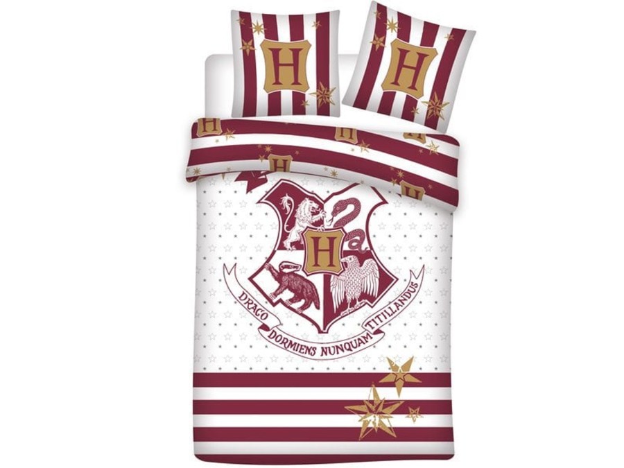 Decoratie AyMax | Harry Potter - Duvet Cover 240X220Cm - Hogwarts '100% Cotton'