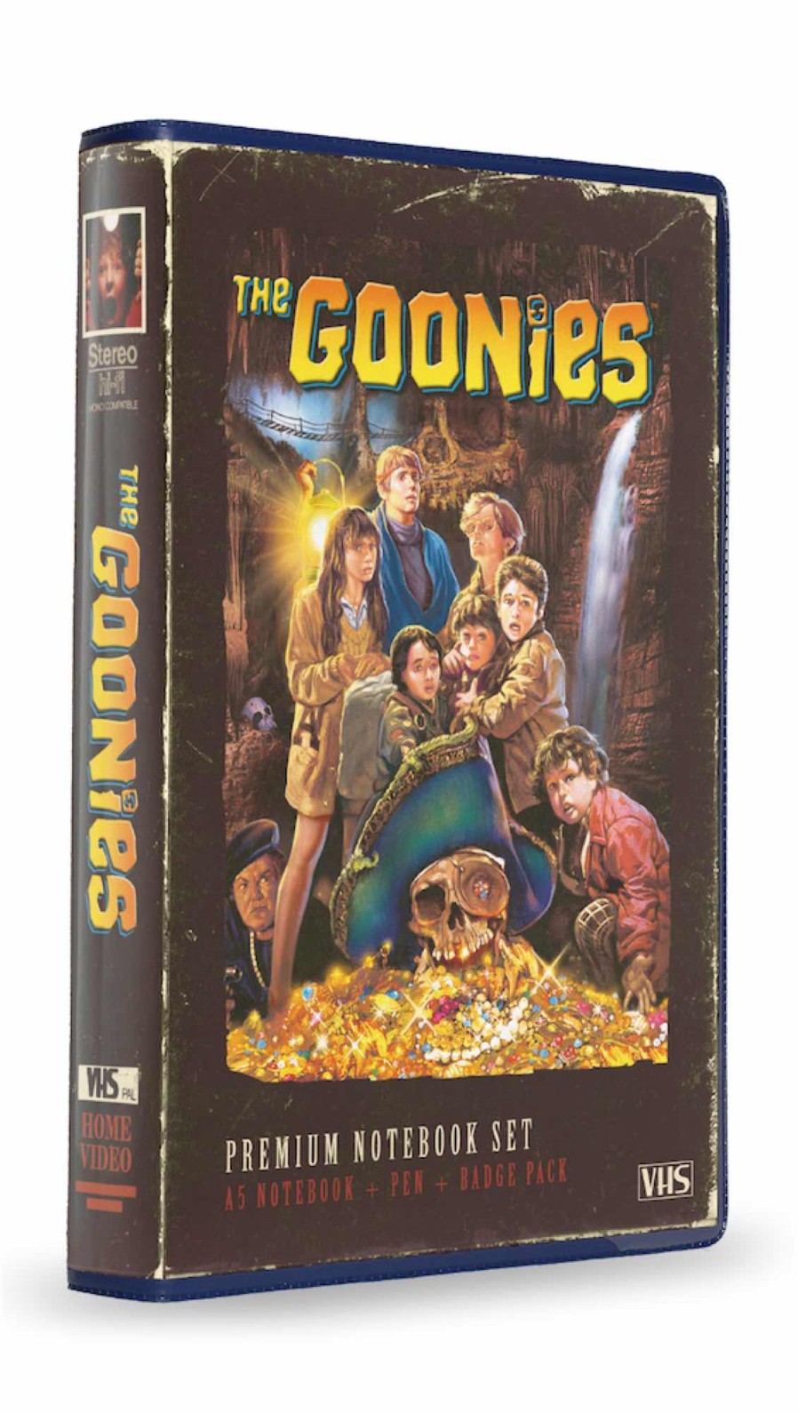 Kantoor SD Toys | The Goonies - Set Vhs - Stationery Set (Notebook, Badges And Pen)