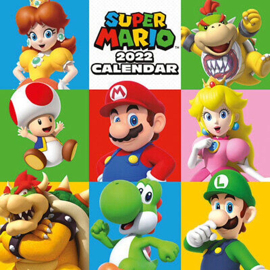 Kantoor ShopForGeek | Super Mario - Calendar 2022 '30X30Cm'