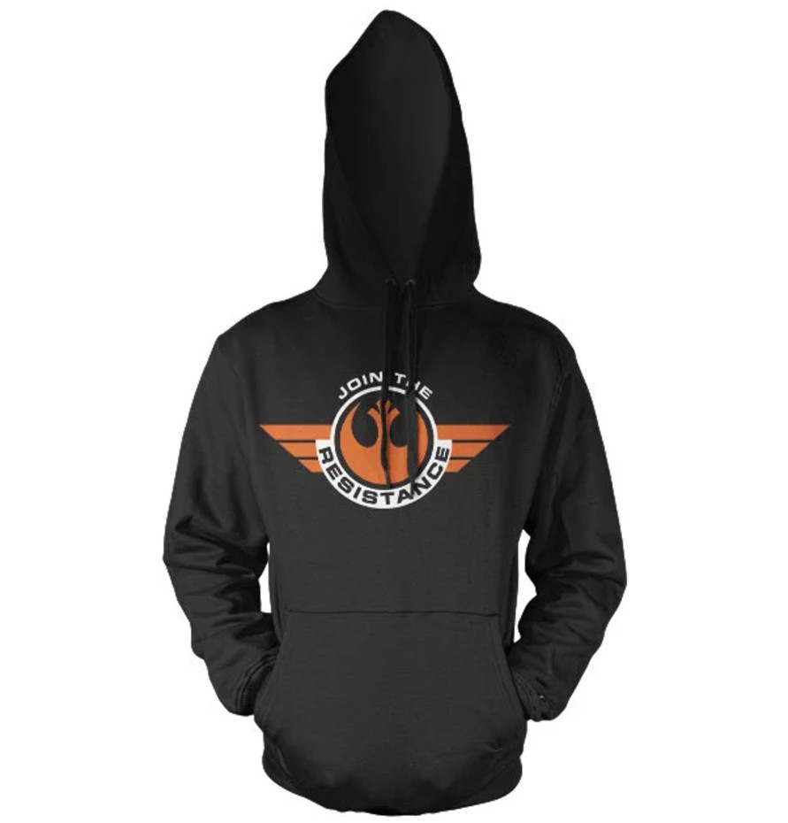 Kleding STAR WARS 7 | Star Wars 7 - Sweatshirt Join The Resistance Hoodies Black (S)